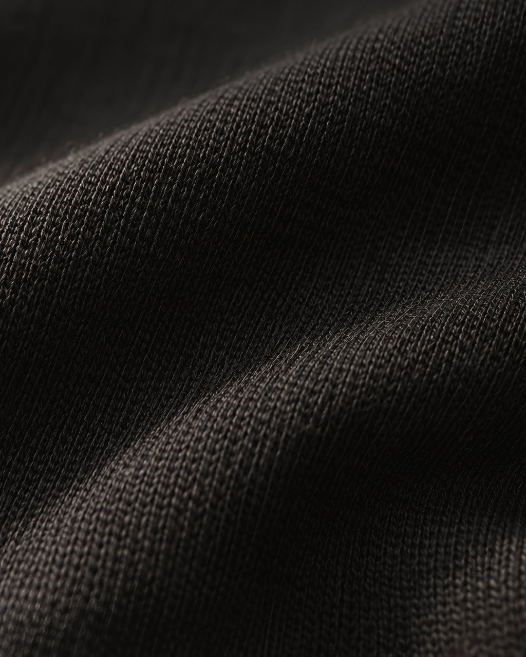 cotton jersey close-up, black