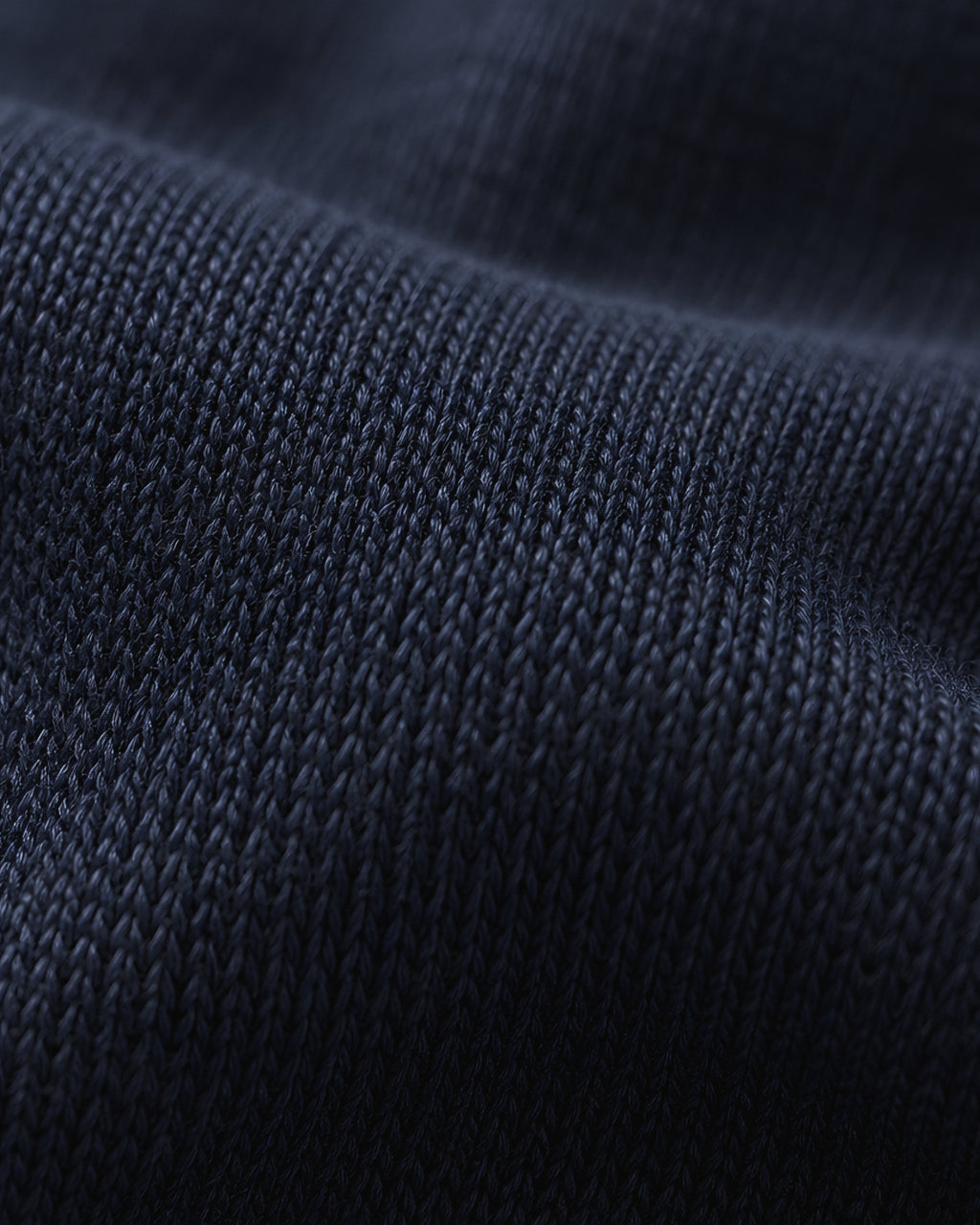 cotton jersey close-up, dark blue
