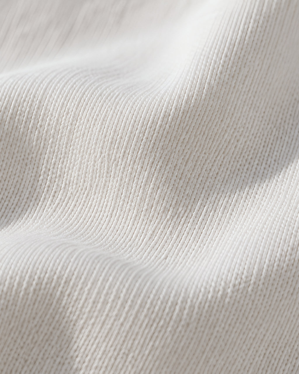 cotton jersey close-up, white